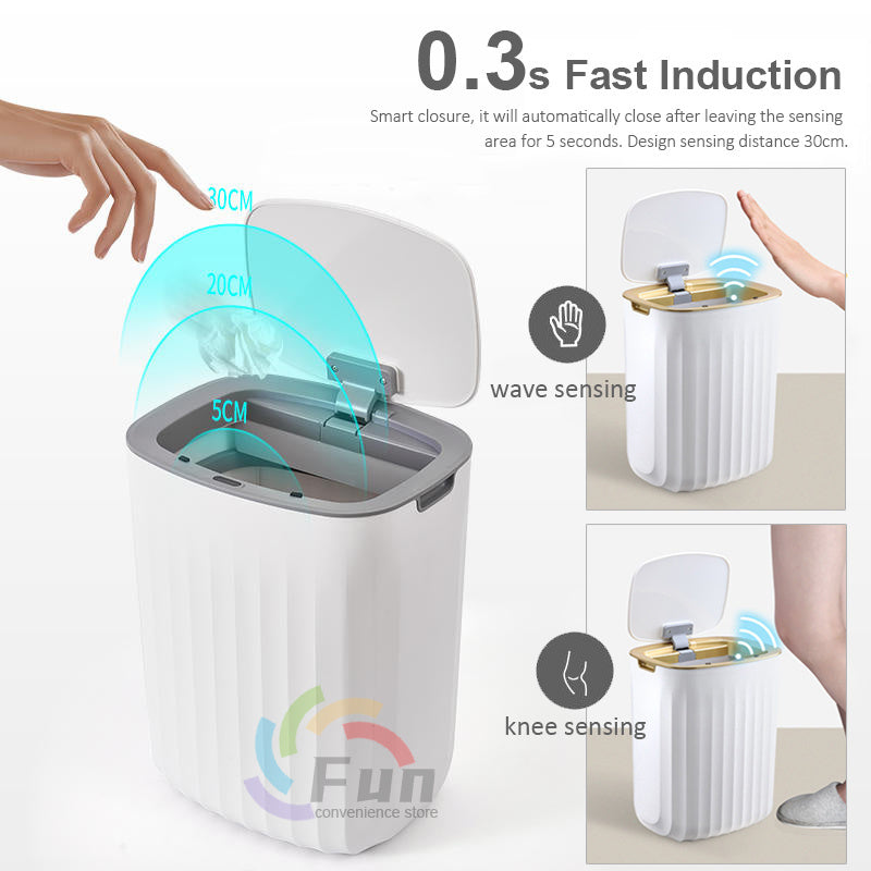 Smart Trash Can With Lid Bedroom