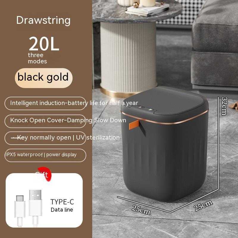 Smart Trash Can With Lid Bedroom