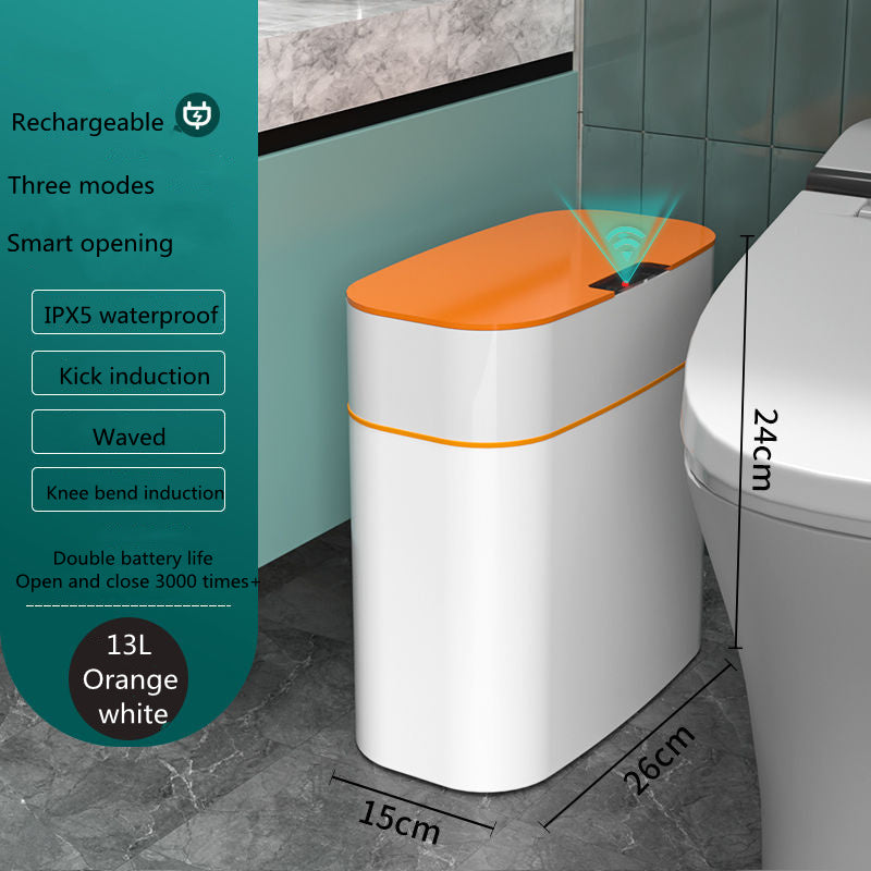 Smart Trash Can With Lid Bedroom