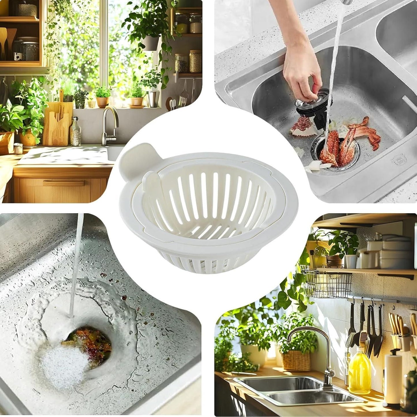 Kitchen Sink Stopper | Anti-Clog Sink Stopper