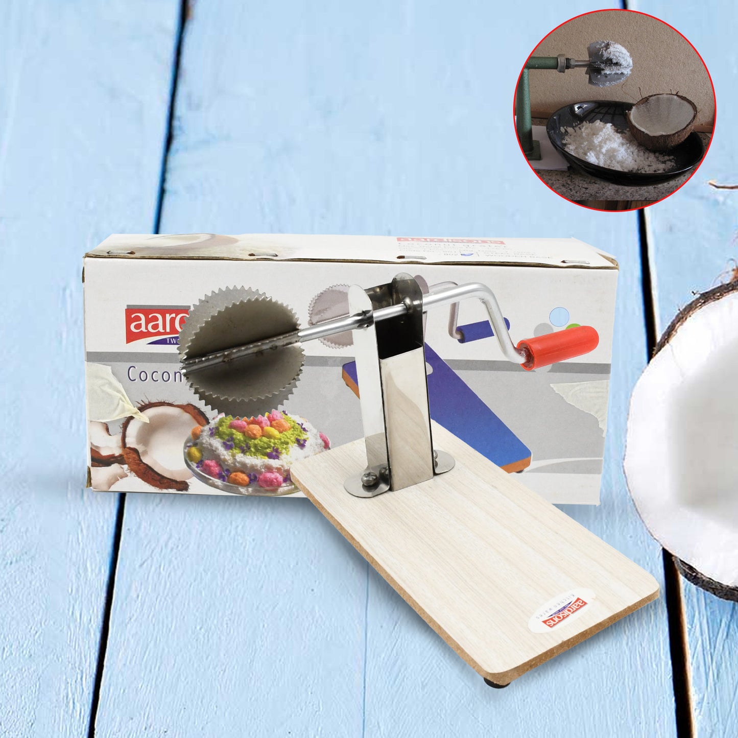 Stainless Steel Coconut Scraper