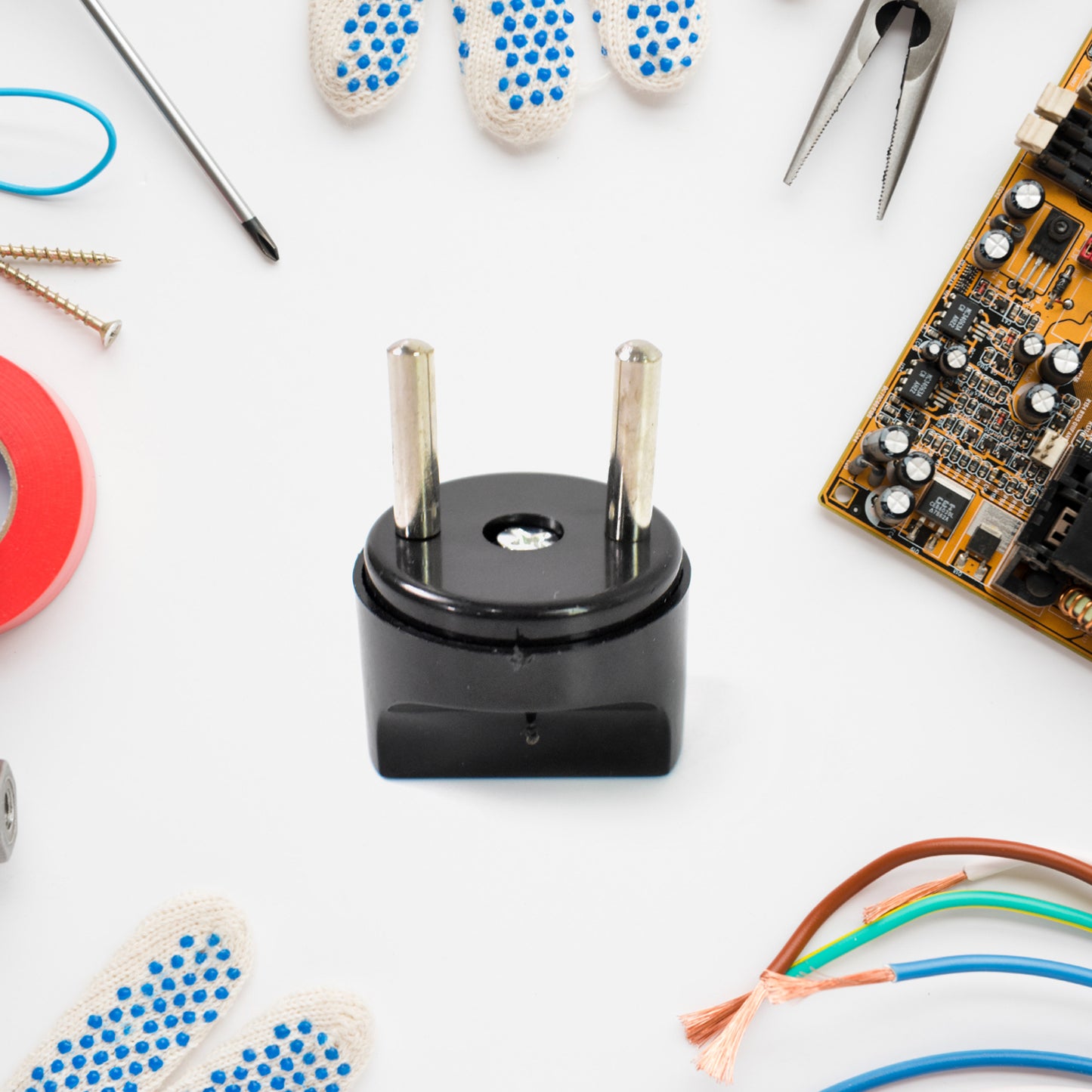 2 Pin Plug Converter Plug Adapter