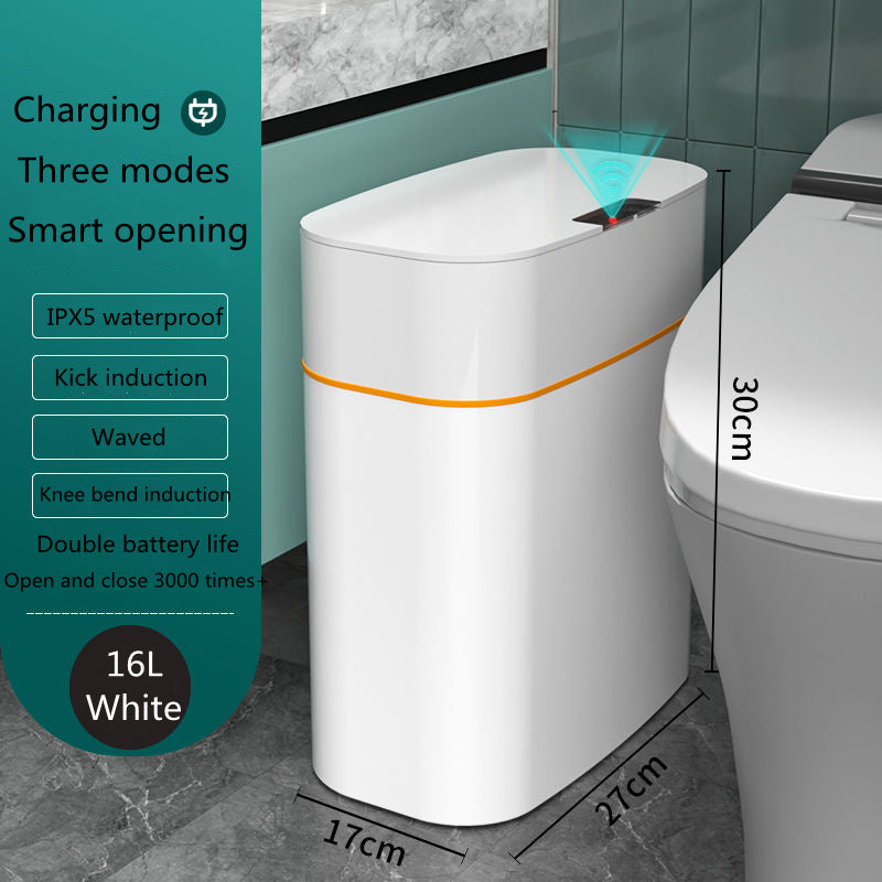 Smart Trash Can With Lid Bedroom