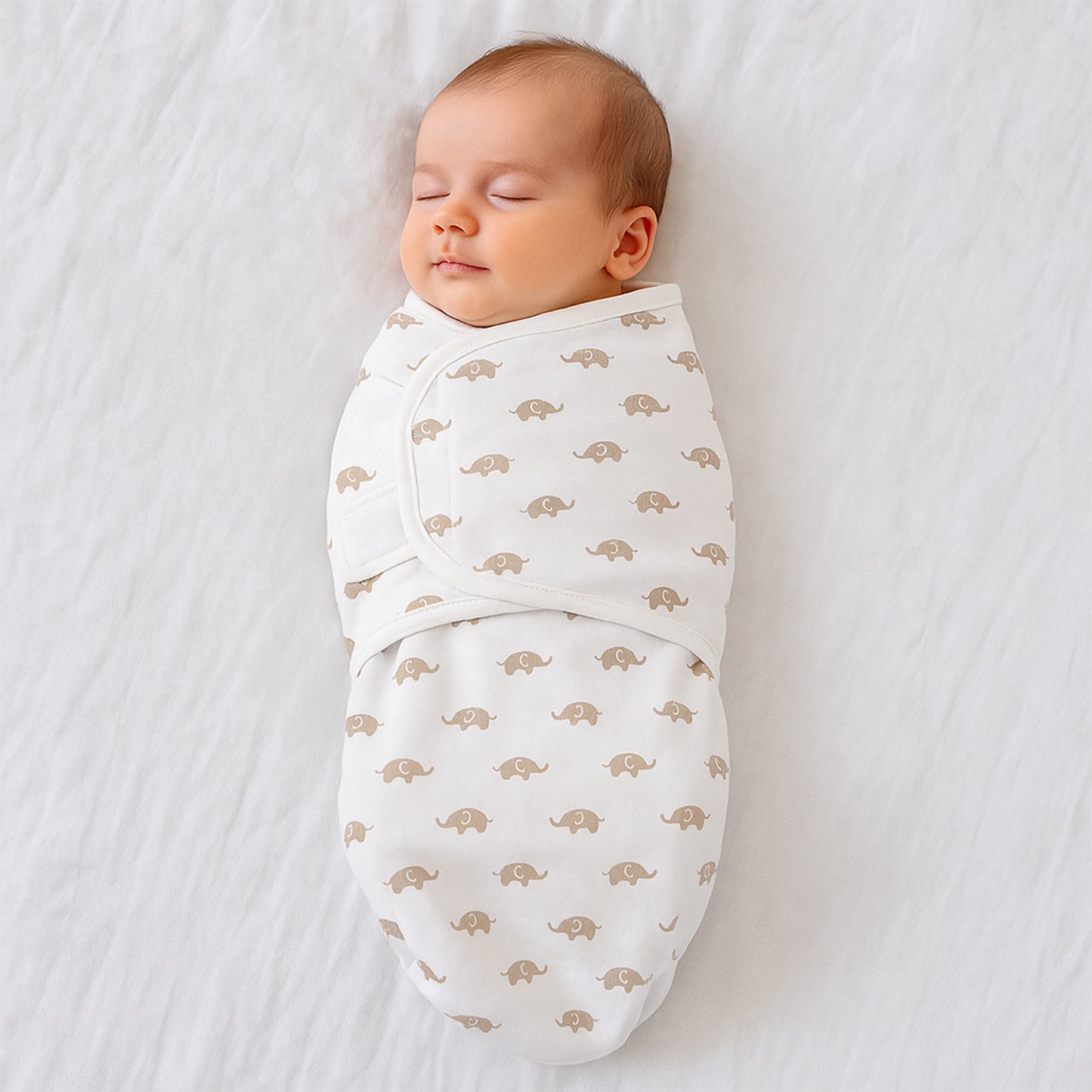 Soft Cotton Adjustable Baby Swaddle Wrap For Newborns