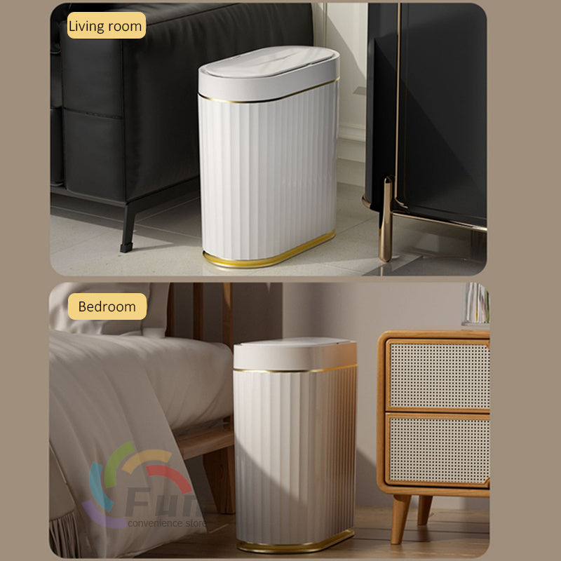 Smart Trash Can With Lid Bedroom