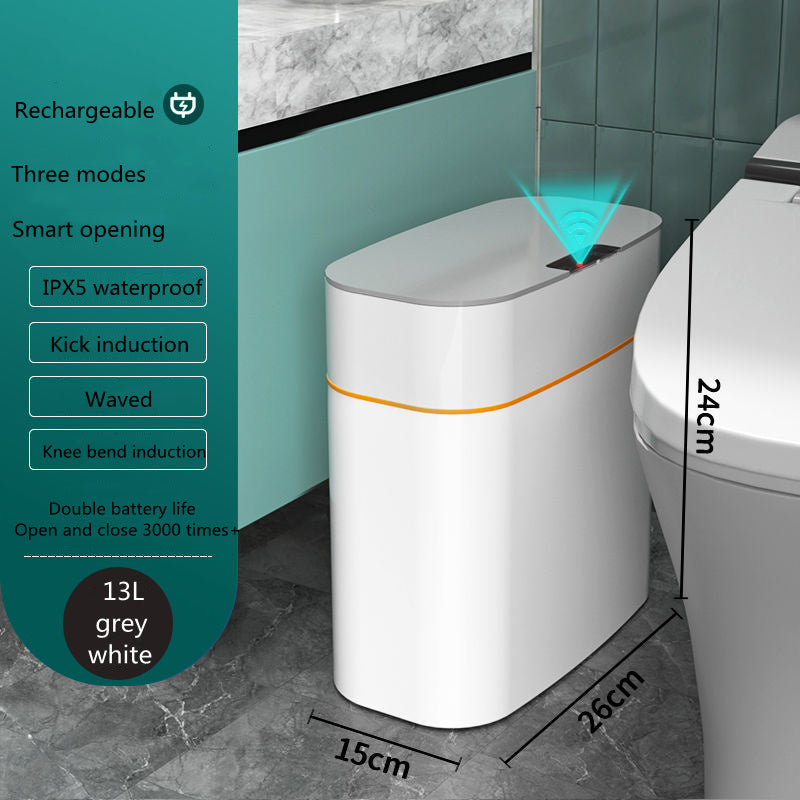 Smart Trash Can With Lid Bedroom
