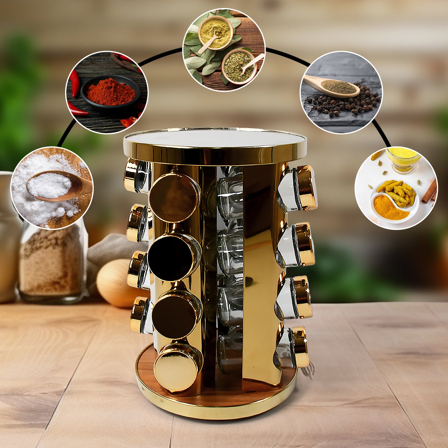 Organizer Rotating Spice Rack
