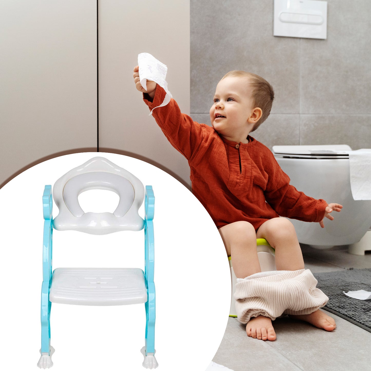 2 In 1 Potty Training Toilet Seat