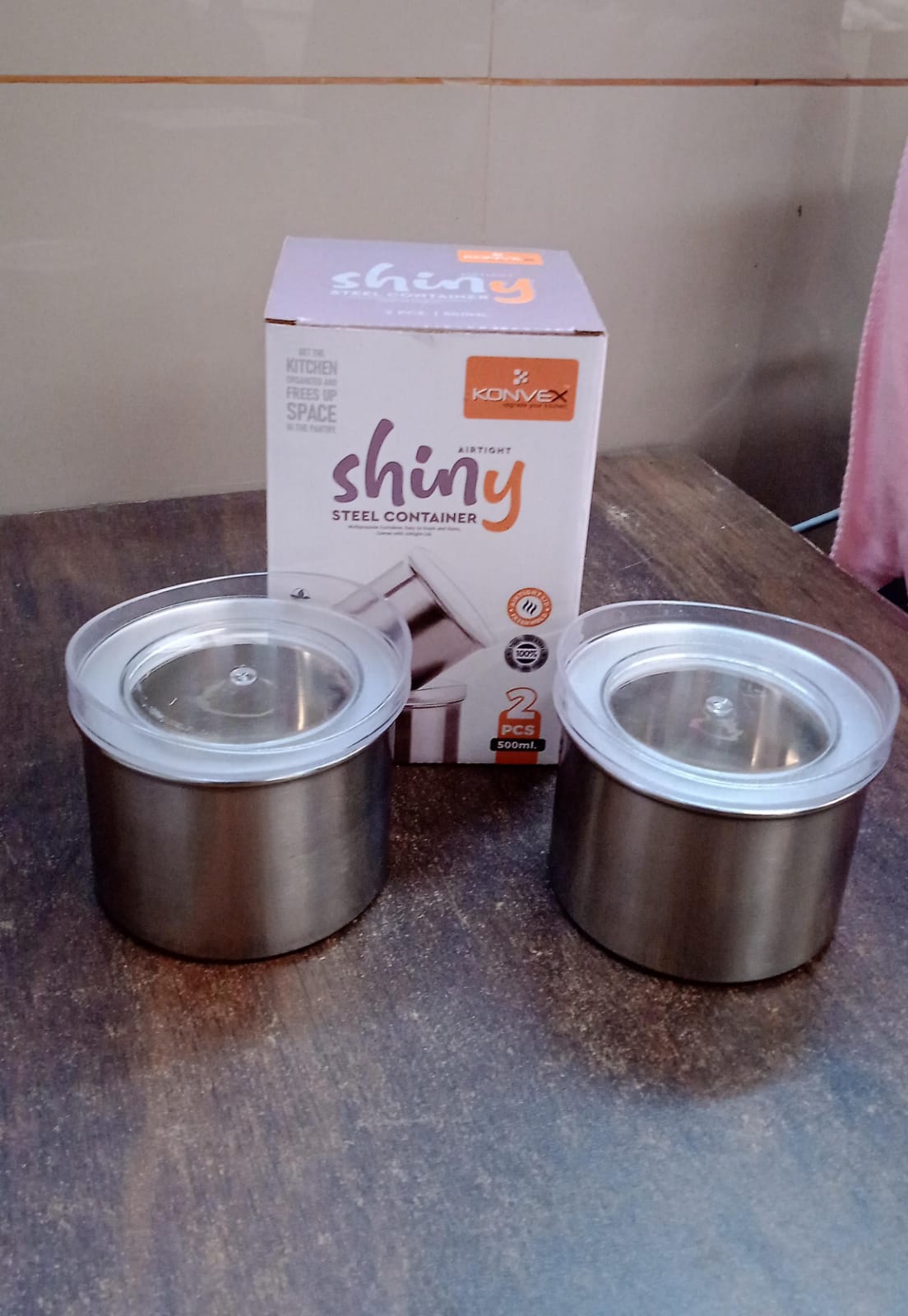 Multipurpose Stainless Steel Airtight Containers