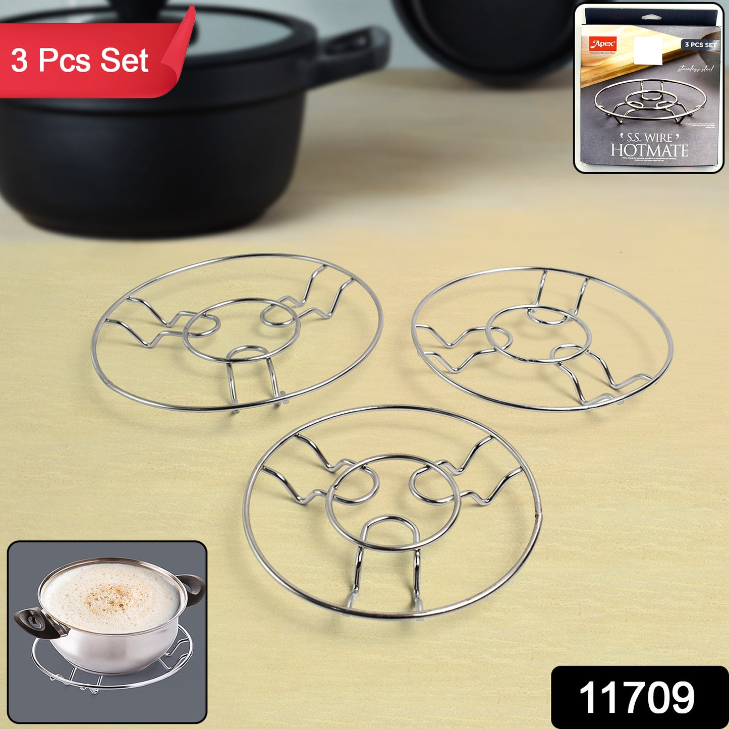 Stainless Steel Wire Hotmate Trivet Stand