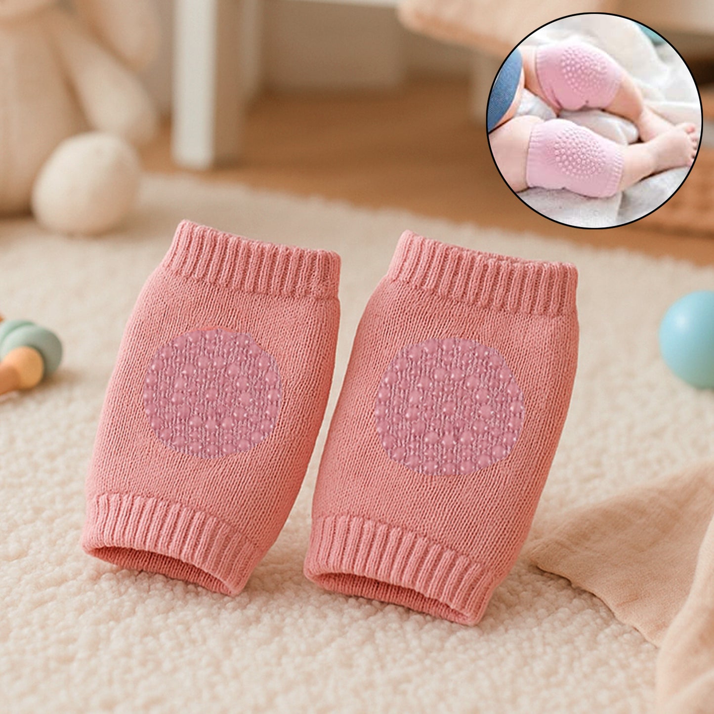 Pink Toddler Wool Knit Leg Warmer