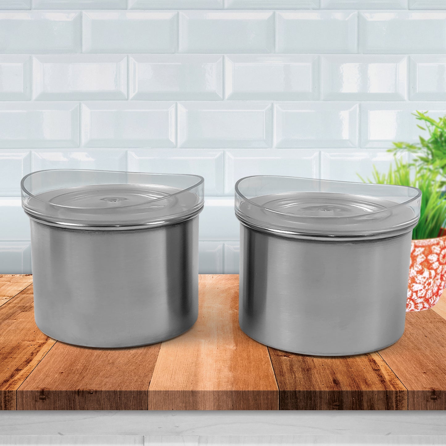 Multipurpose Stainless Steel Airtight Containers