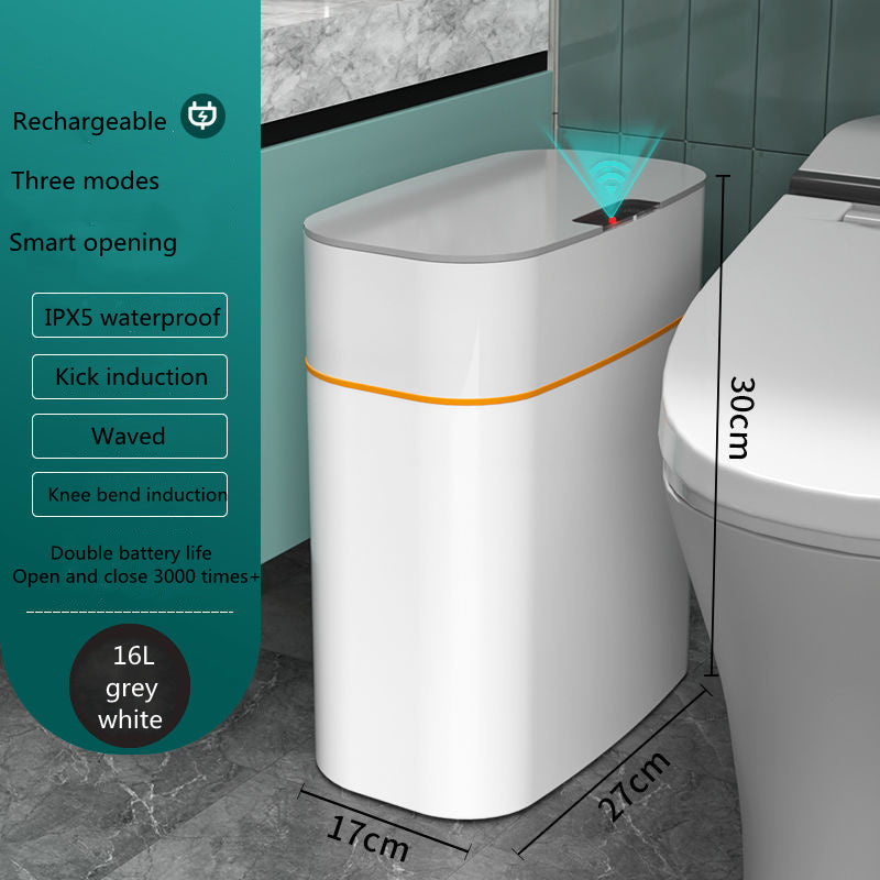 Smart Trash Can With Lid Bedroom