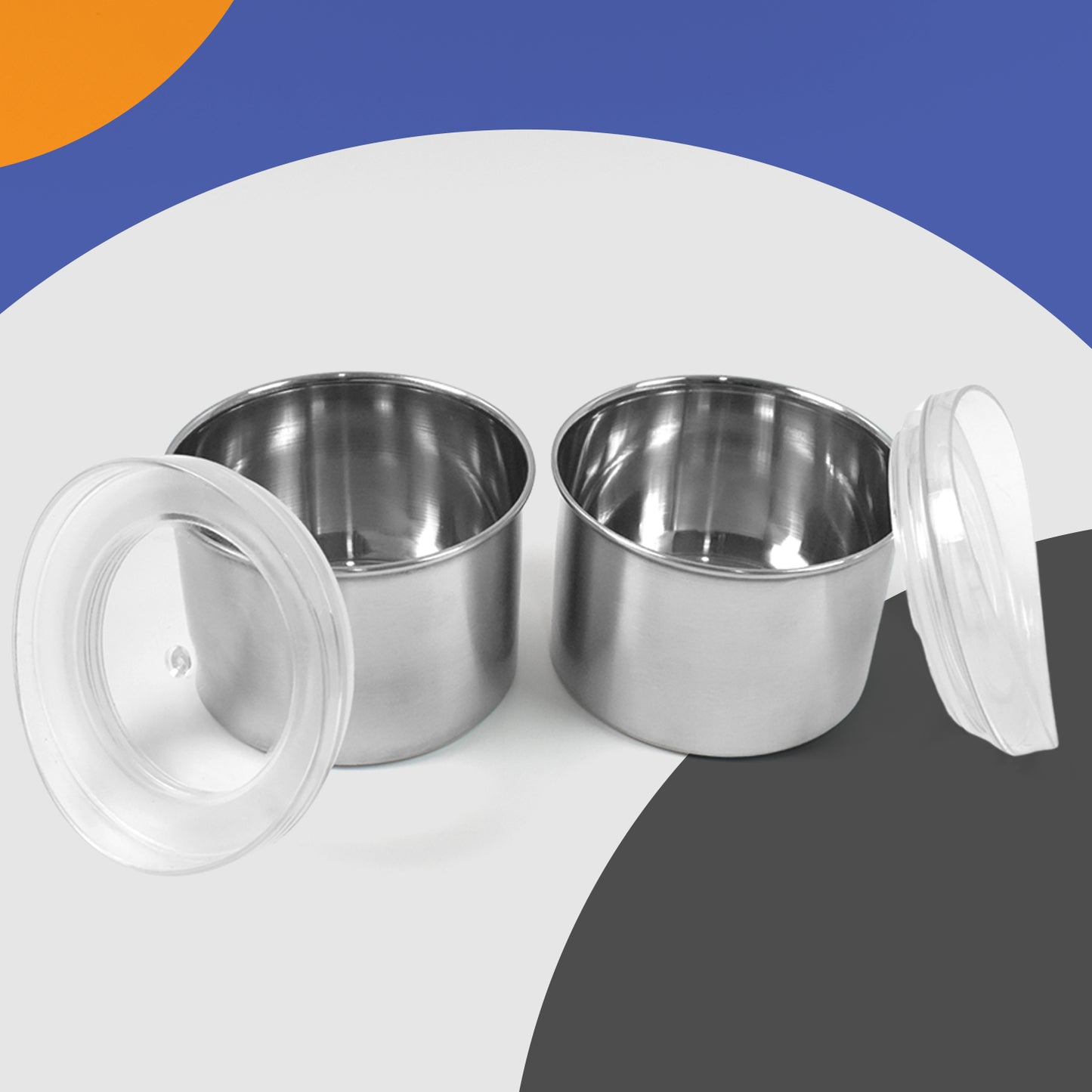 Multipurpose Stainless Steel Airtight Containers