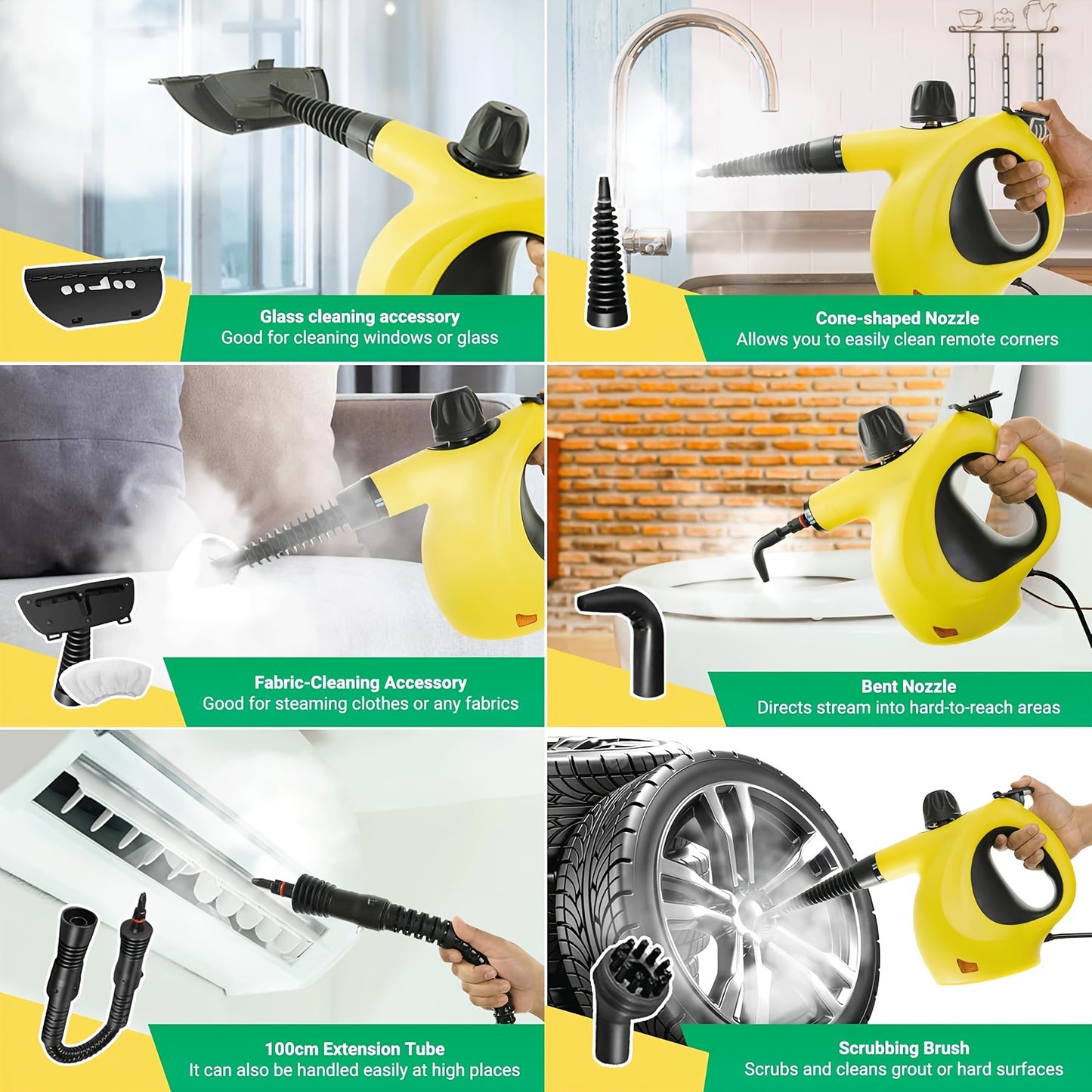 Multi-Surface Pressurized Steam Cleaner