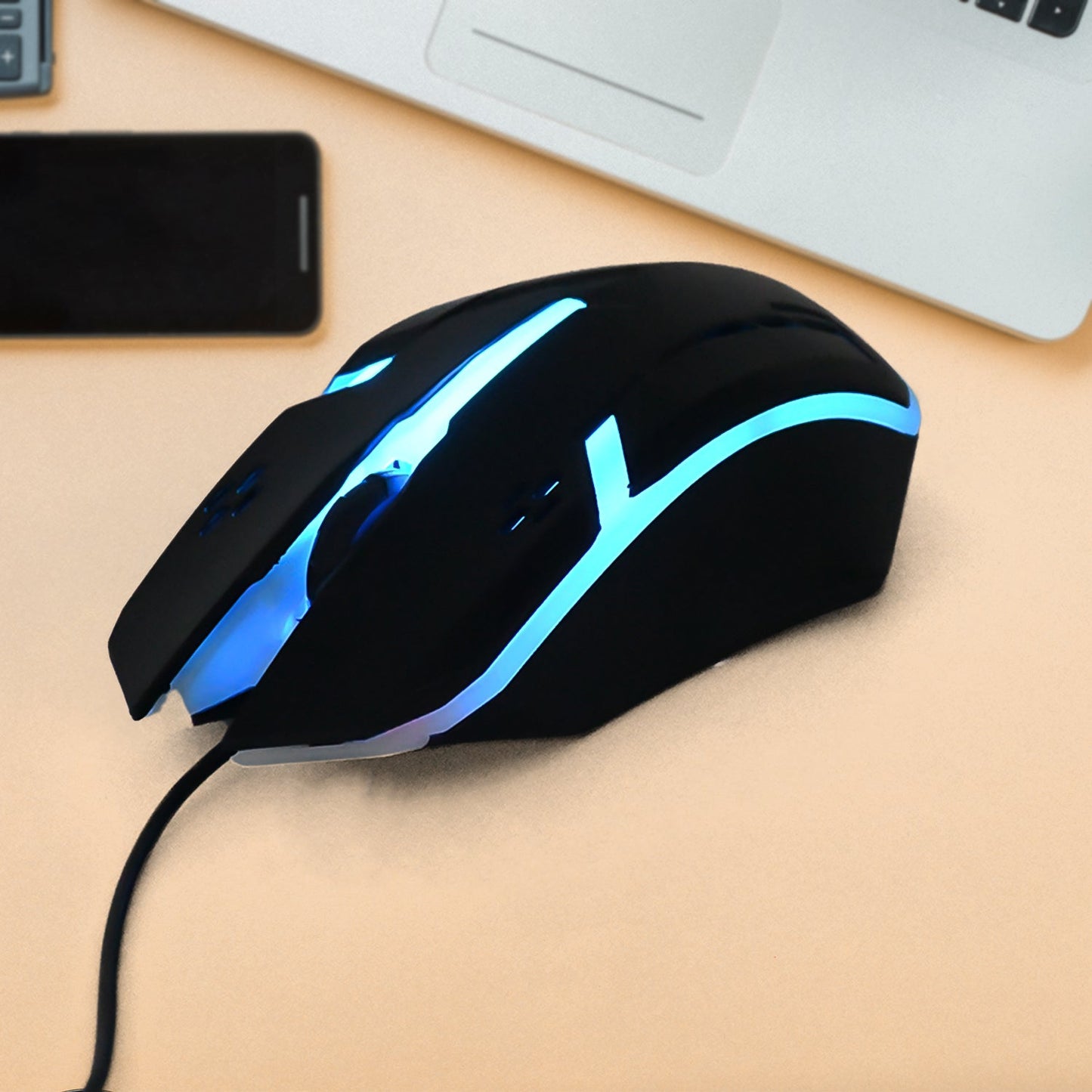 Computer Laptop USB Wired Optical Mouse
