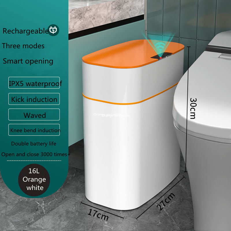Smart Trash Can With Lid Bedroom