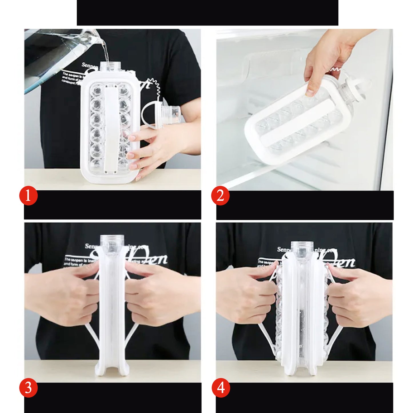 Foldable Ice Cube Molds