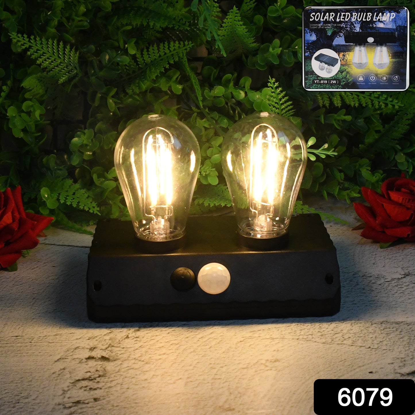 Solar Double Led Bulb Lamp Yt-819- 2w
