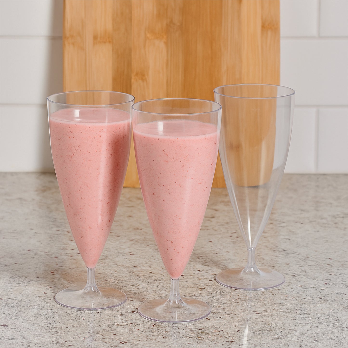 Plastic Shake Coco Glass