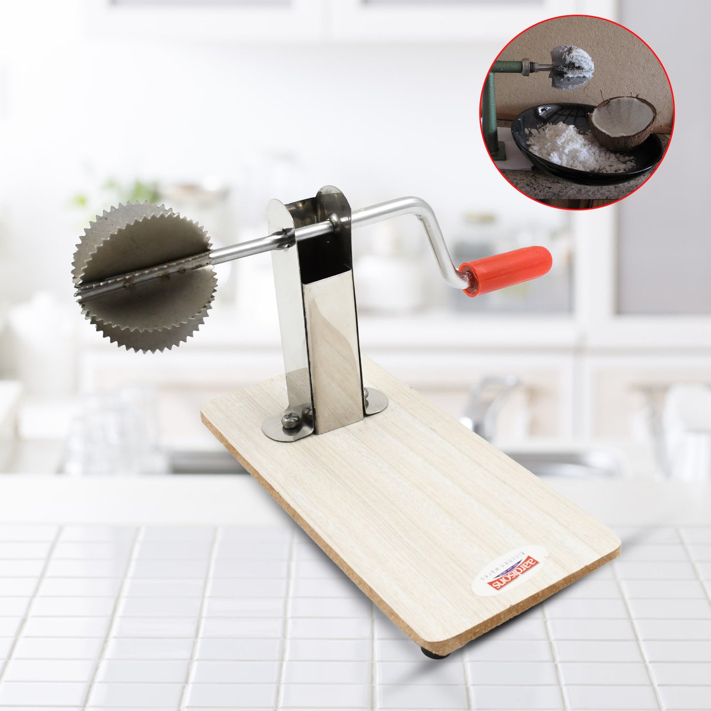 Stainless Steel Coconut Scraper