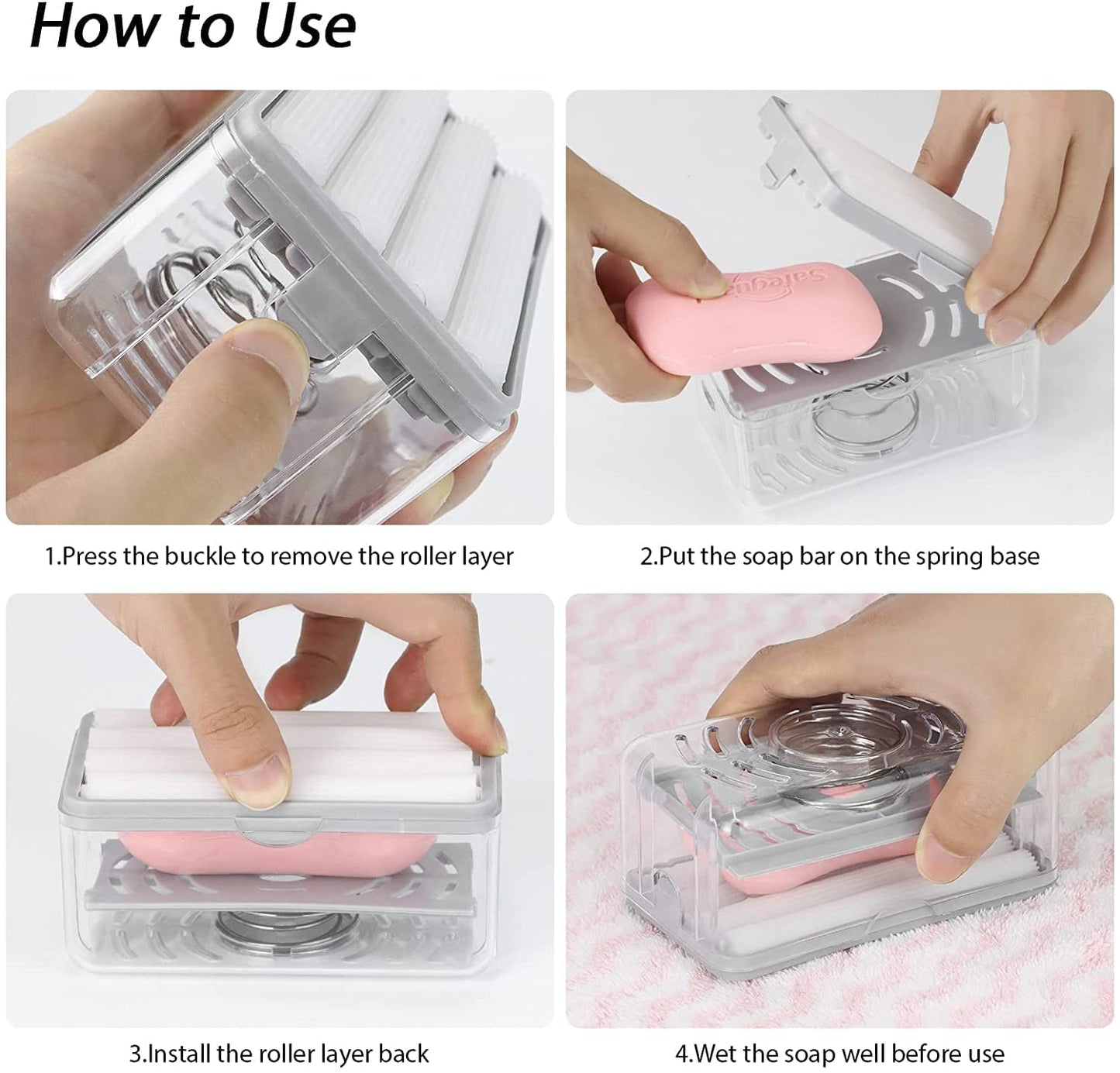 2 In 1 Soap Roller With Case