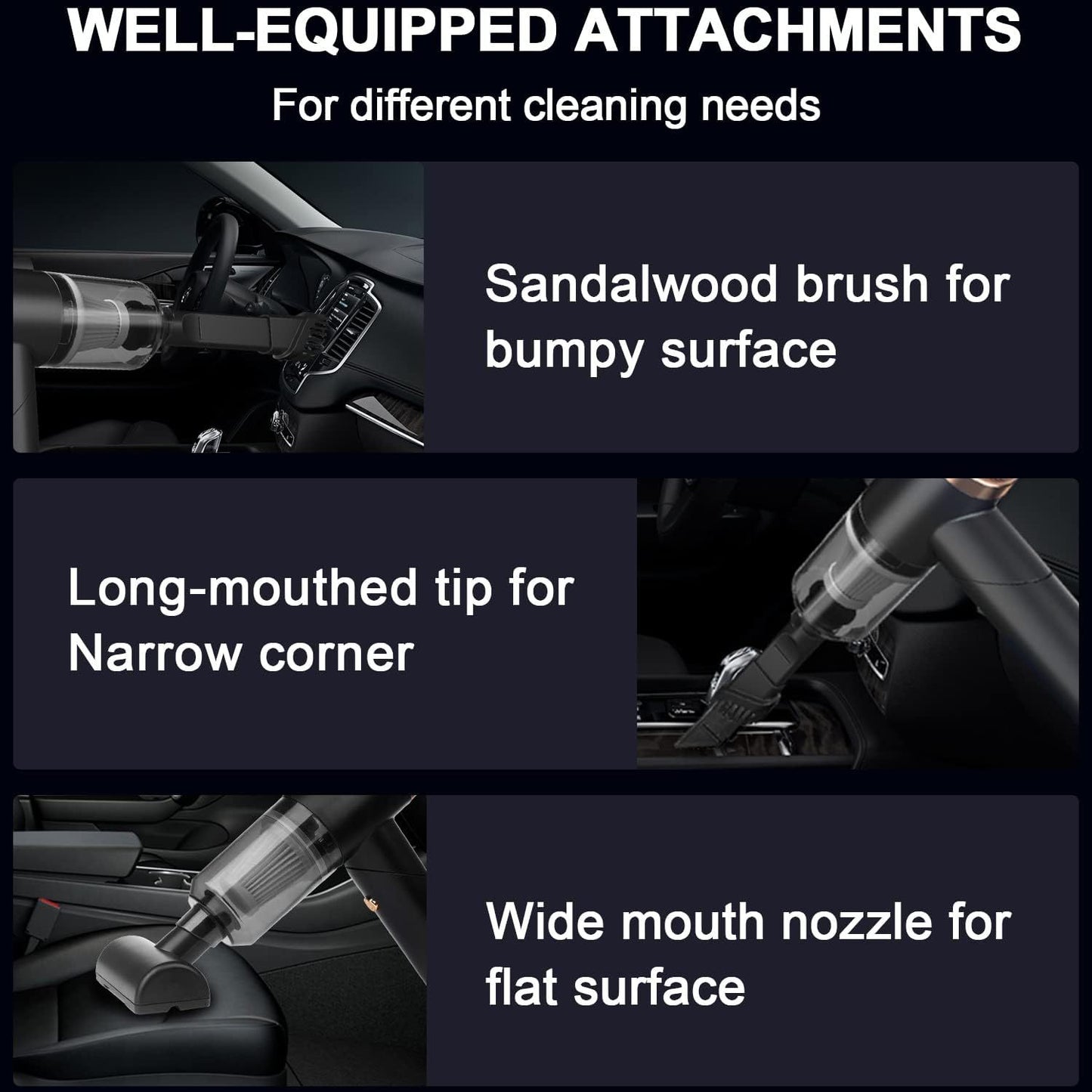Vacuum Cleaner with Multi Nozzel