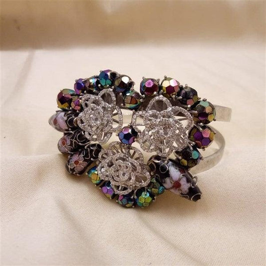 Diamonds & Synthetic Beads Handcuff-0
