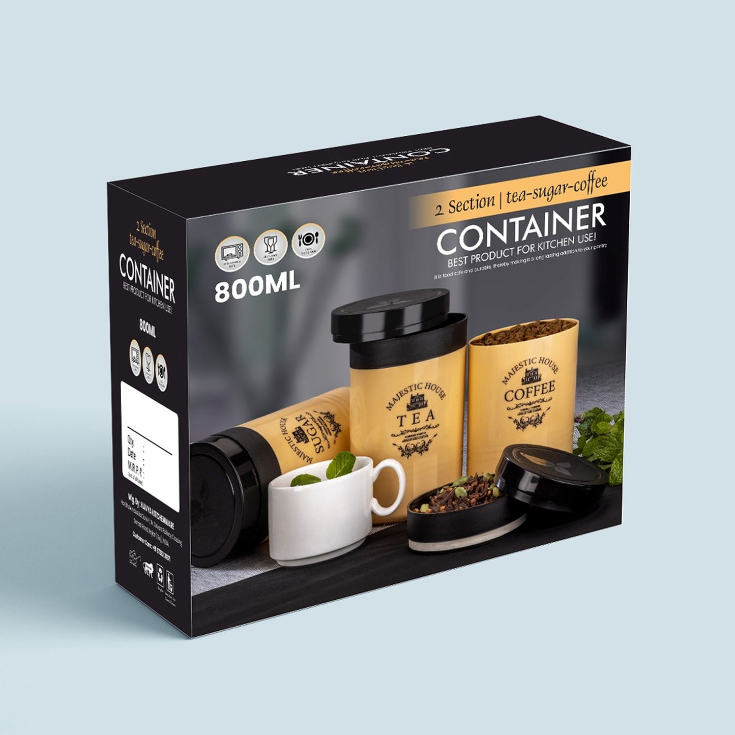 Tea Sugar Coffee Container