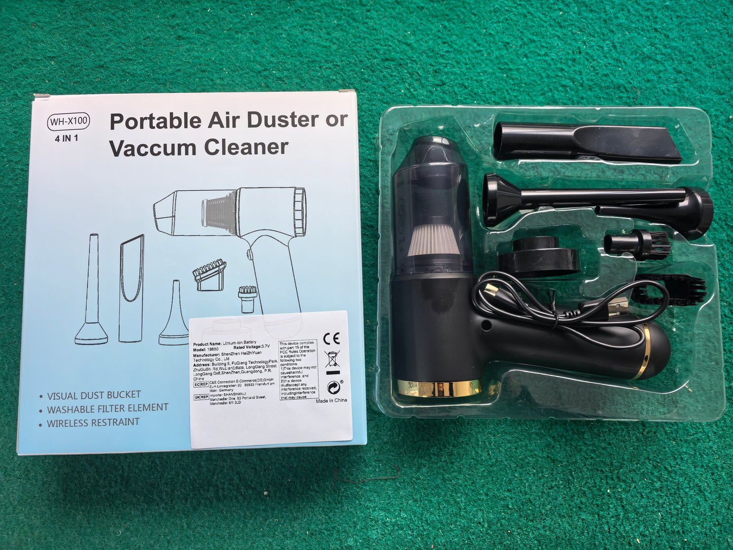 Vacuum Cleaner with Multi Nozzel