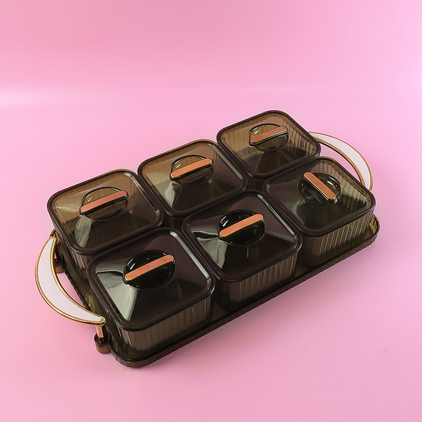 Transparent Spice Jar Set