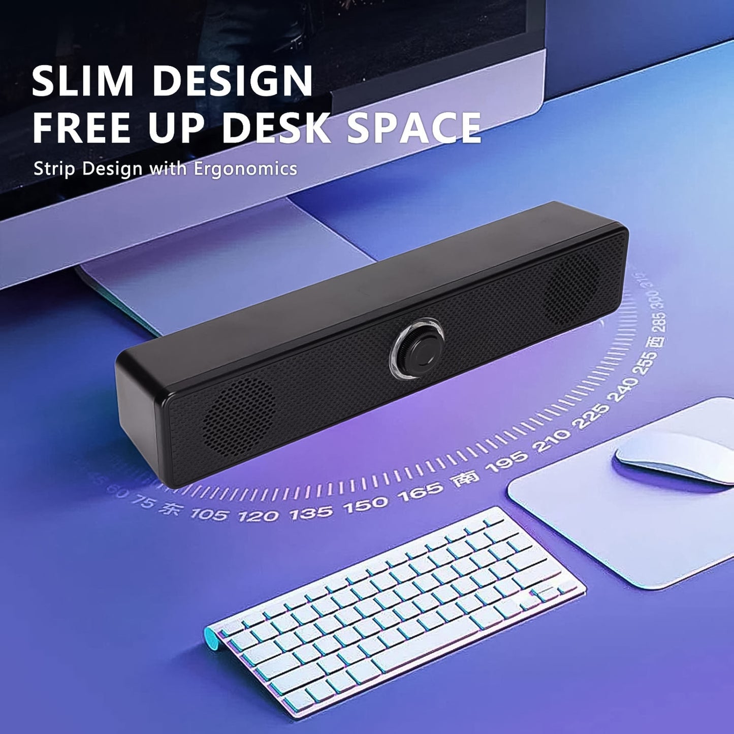 Desktop Computer Speaker Wired Plug And Play USB Powered Speaker