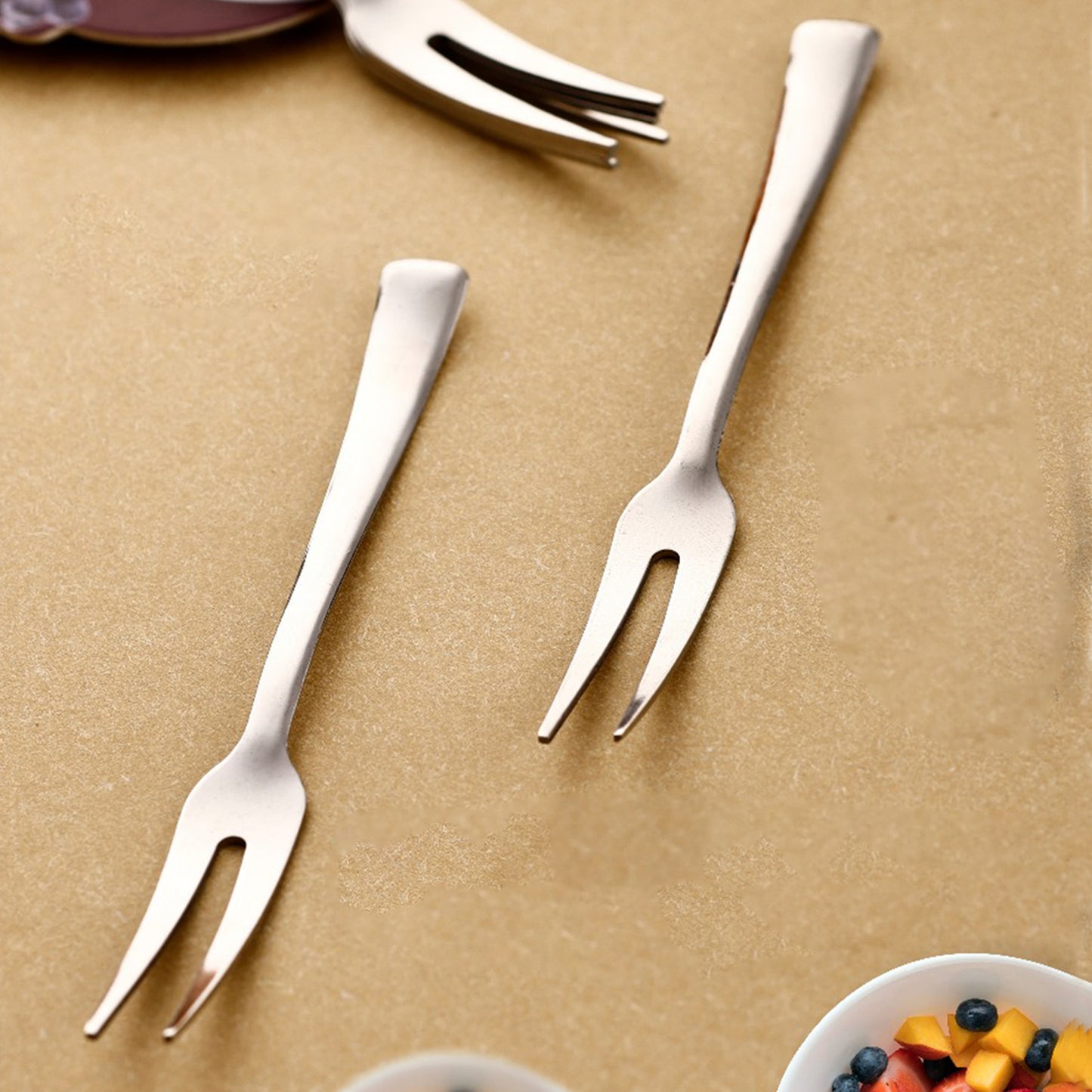 Stainless Steel Fruit Fork