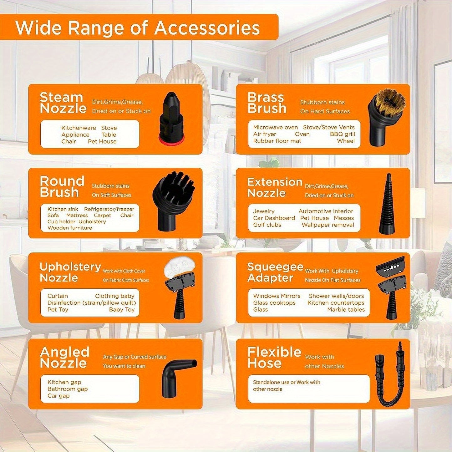 Multi-Surface Pressurized Steam Cleaner