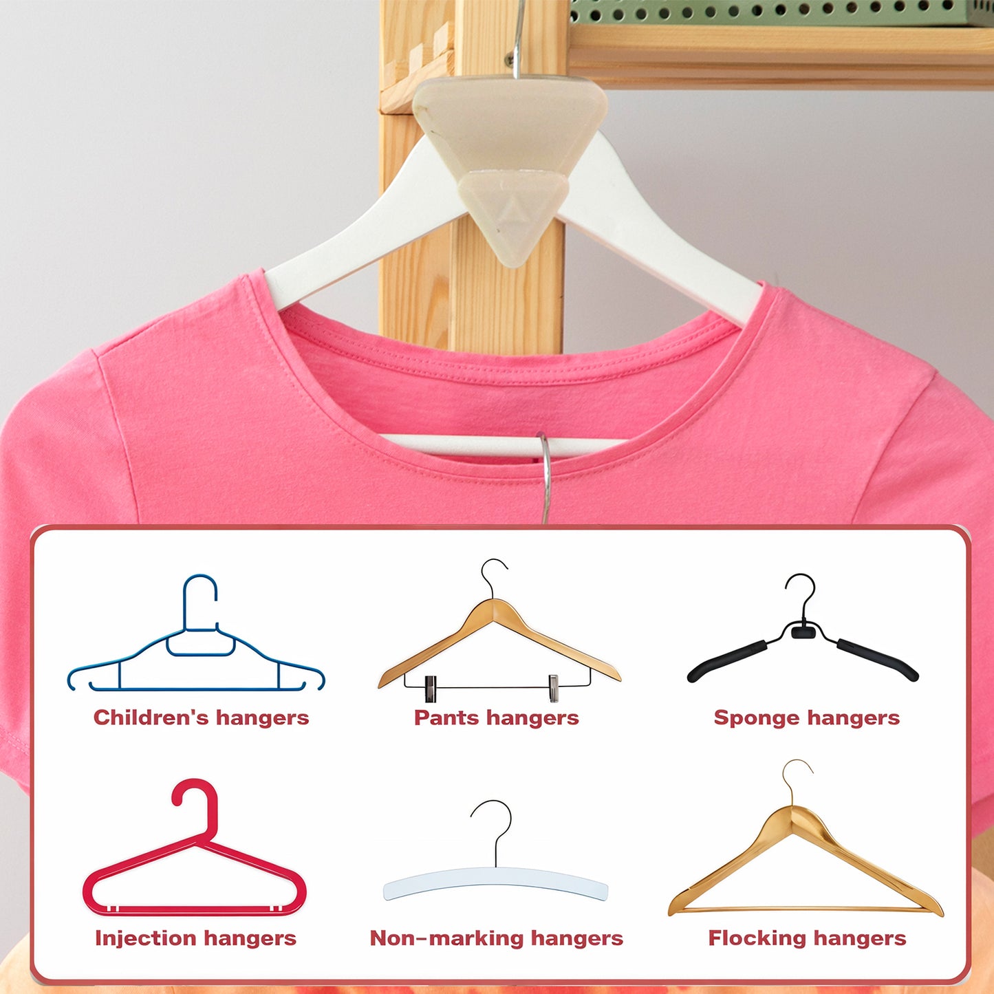 Plastic Triangle Hanger Connector Hooks