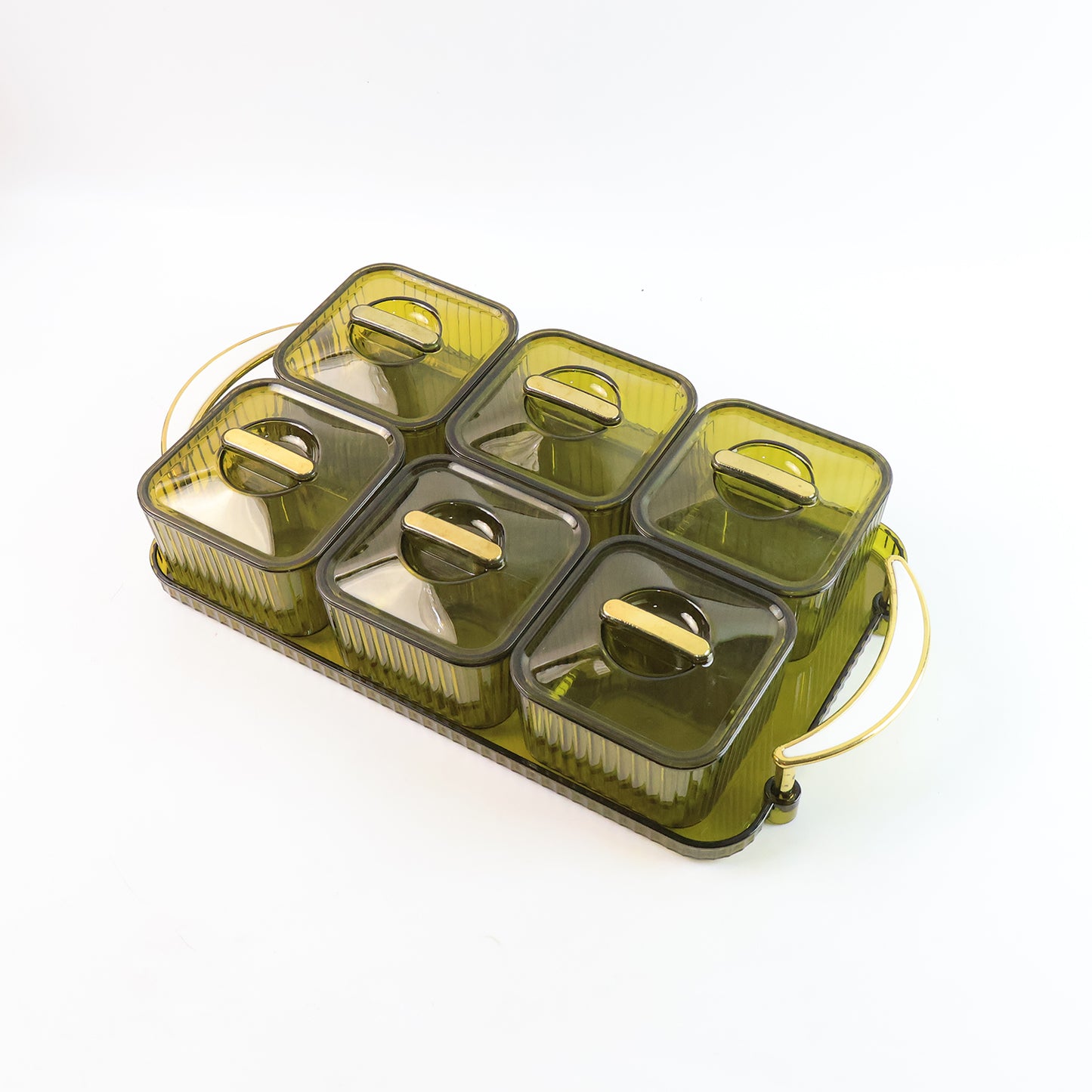 Transparent Spice Jar Set