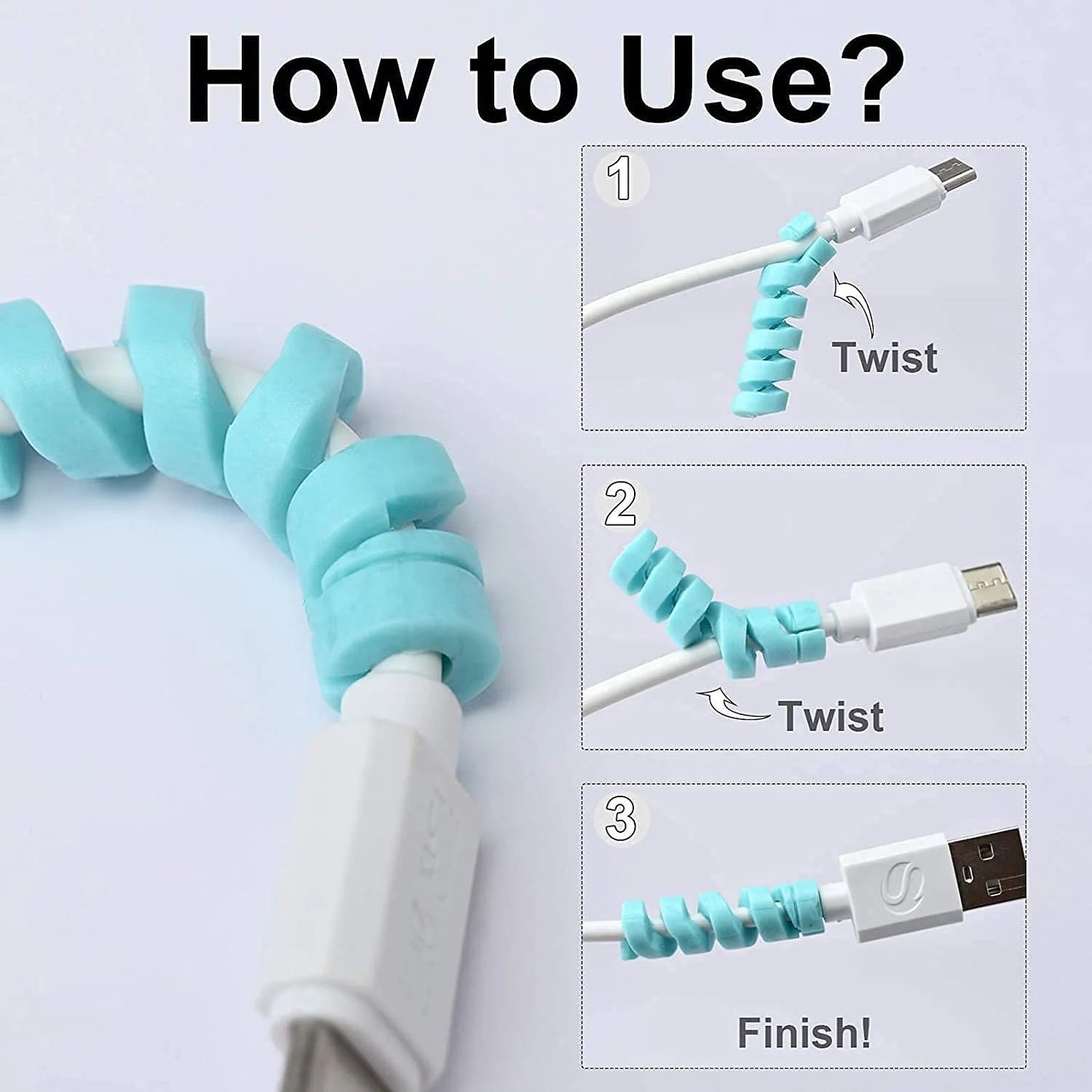 Spiral Charger Cable Protector