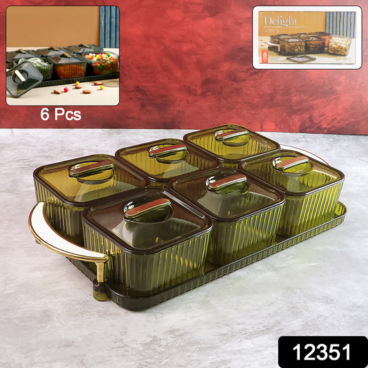 Transparent Spice Jar Set