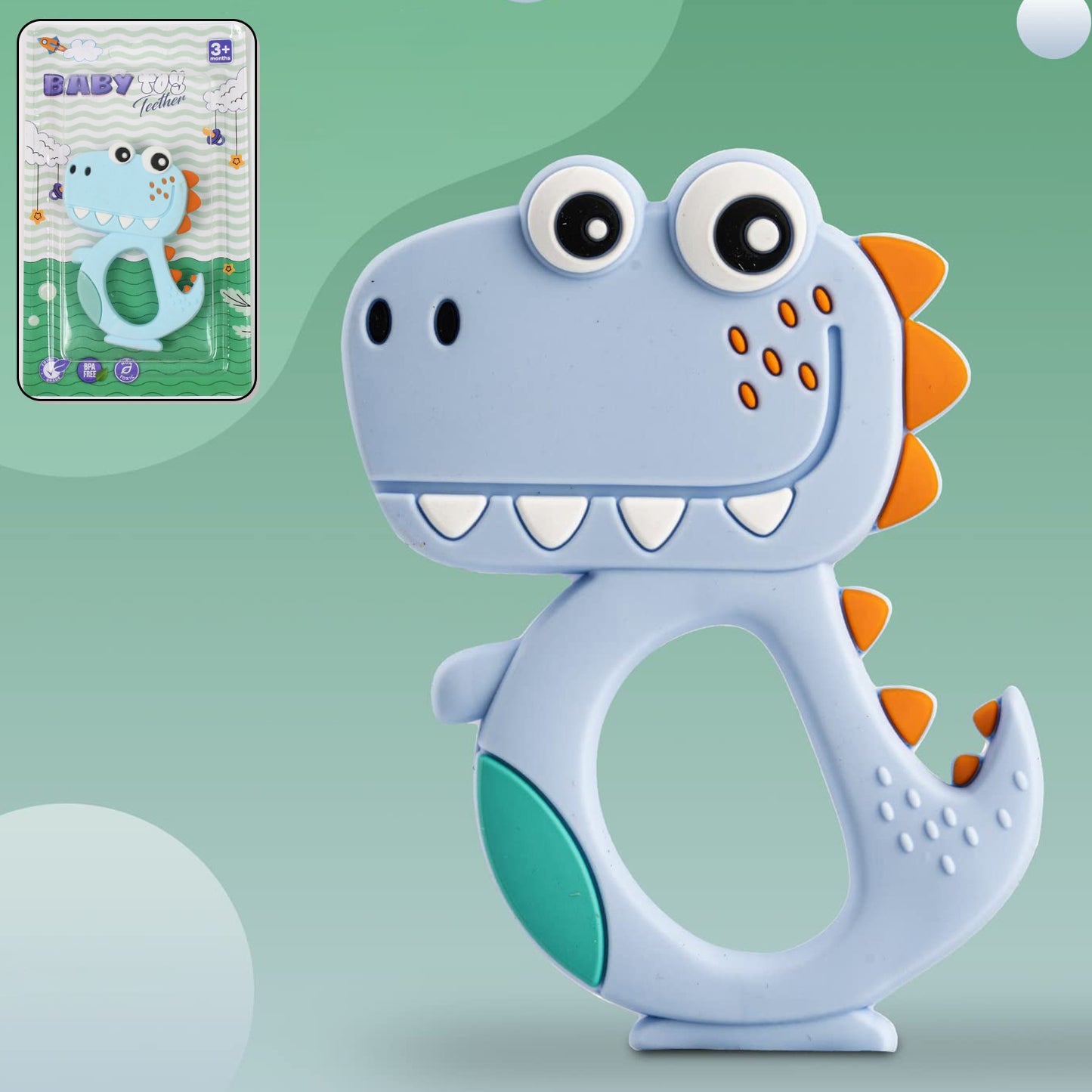 Silicone Dinosaur Teether For Baby