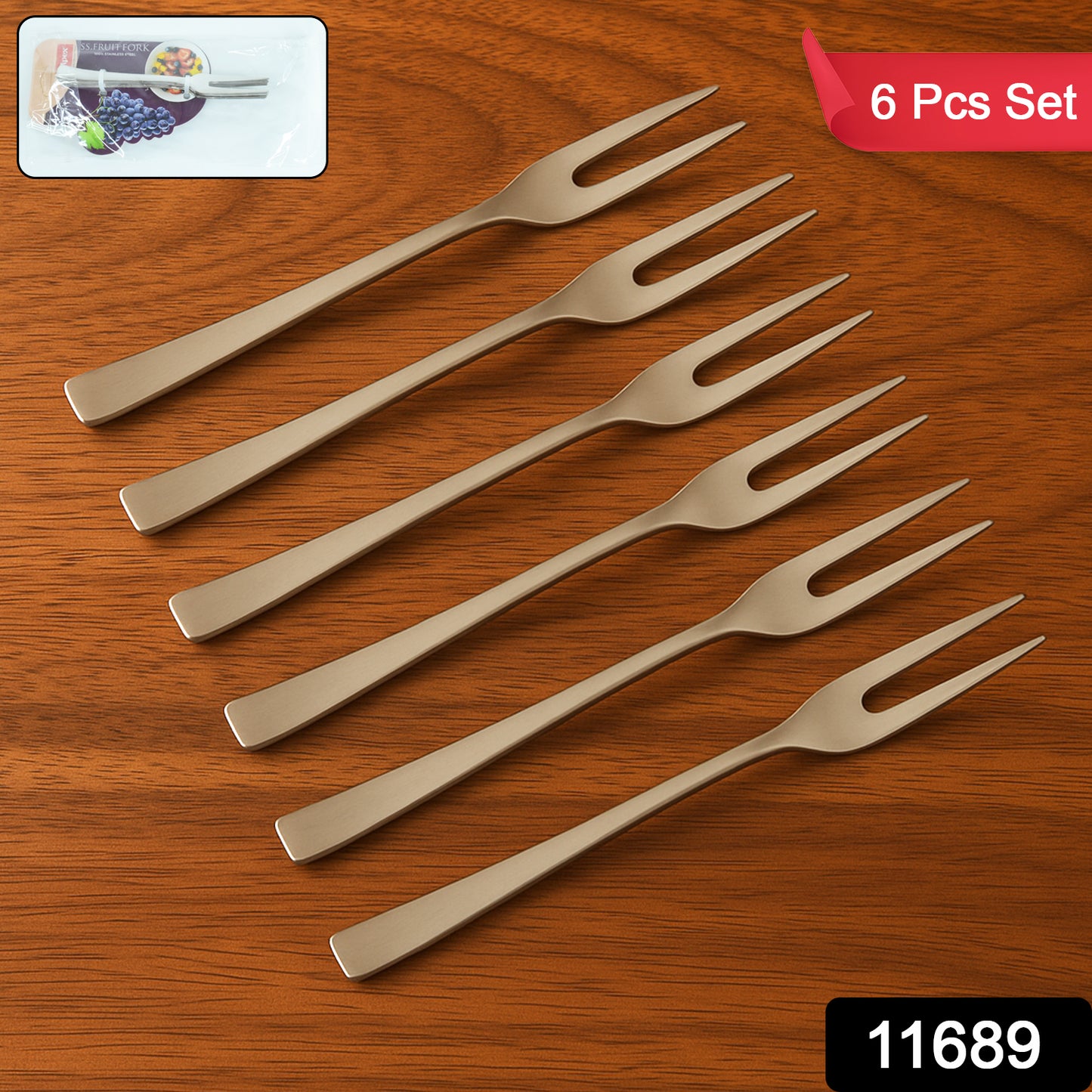 Stainless Steel Fruit Fork