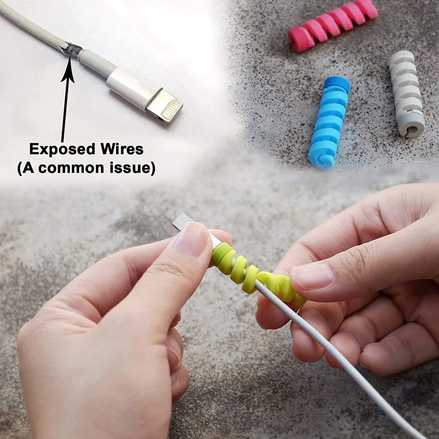 Spiral Charger Cable Protector